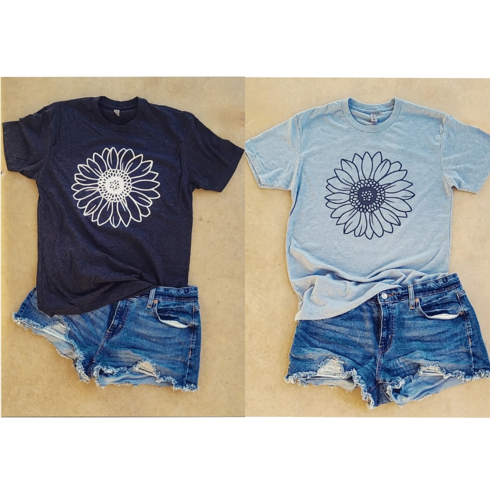 Handmade Sunflower Graphic Tee